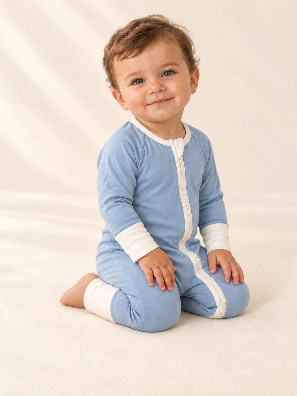 Sky Blue Convertible Romper