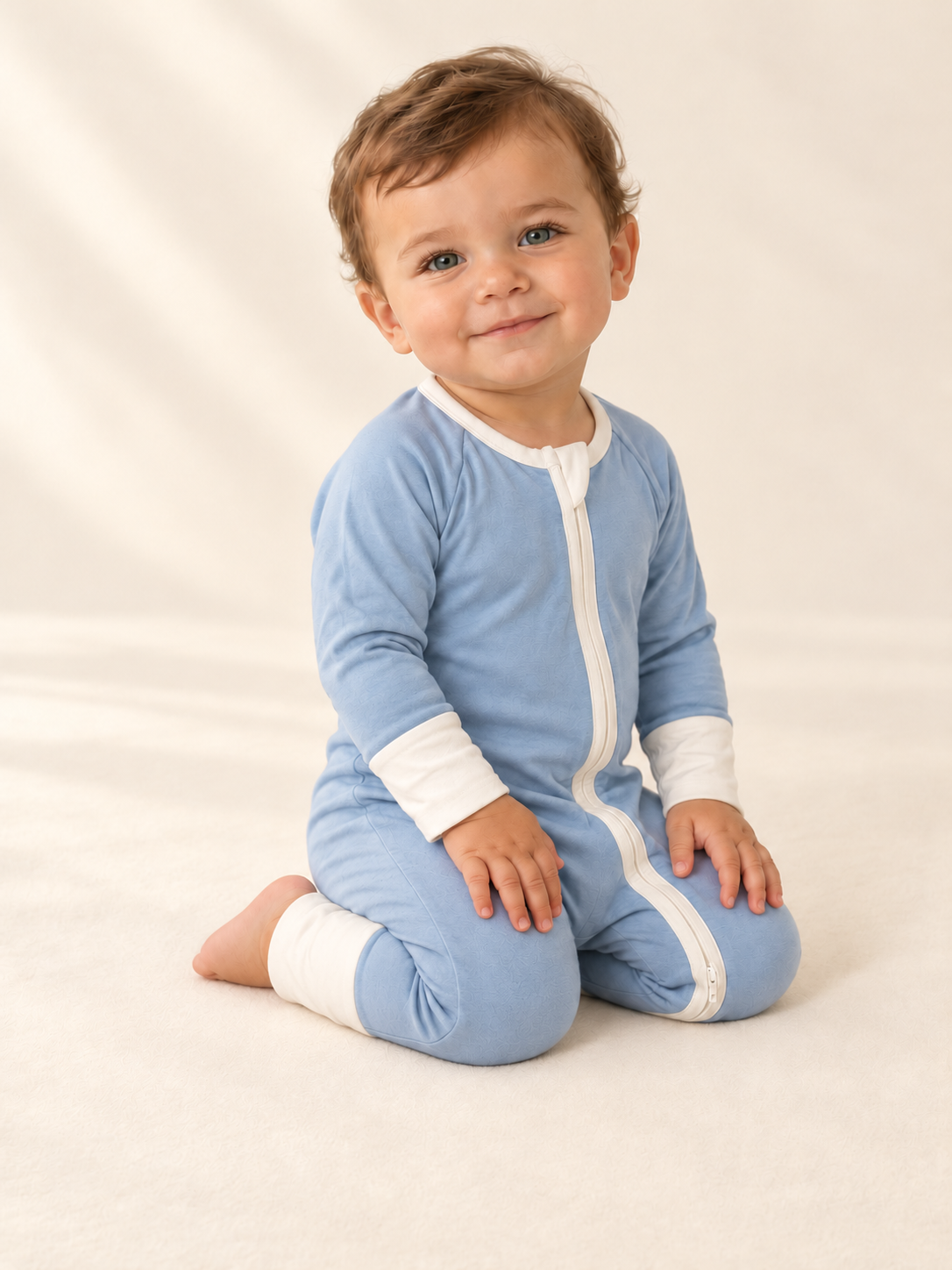 Sky Blue Convertible Romper