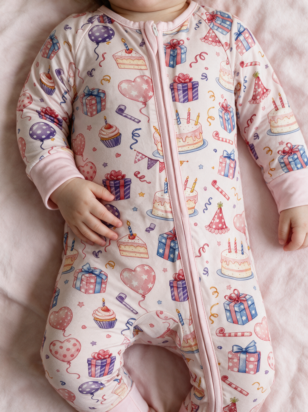 Birthday Wish Convertible Romper detail