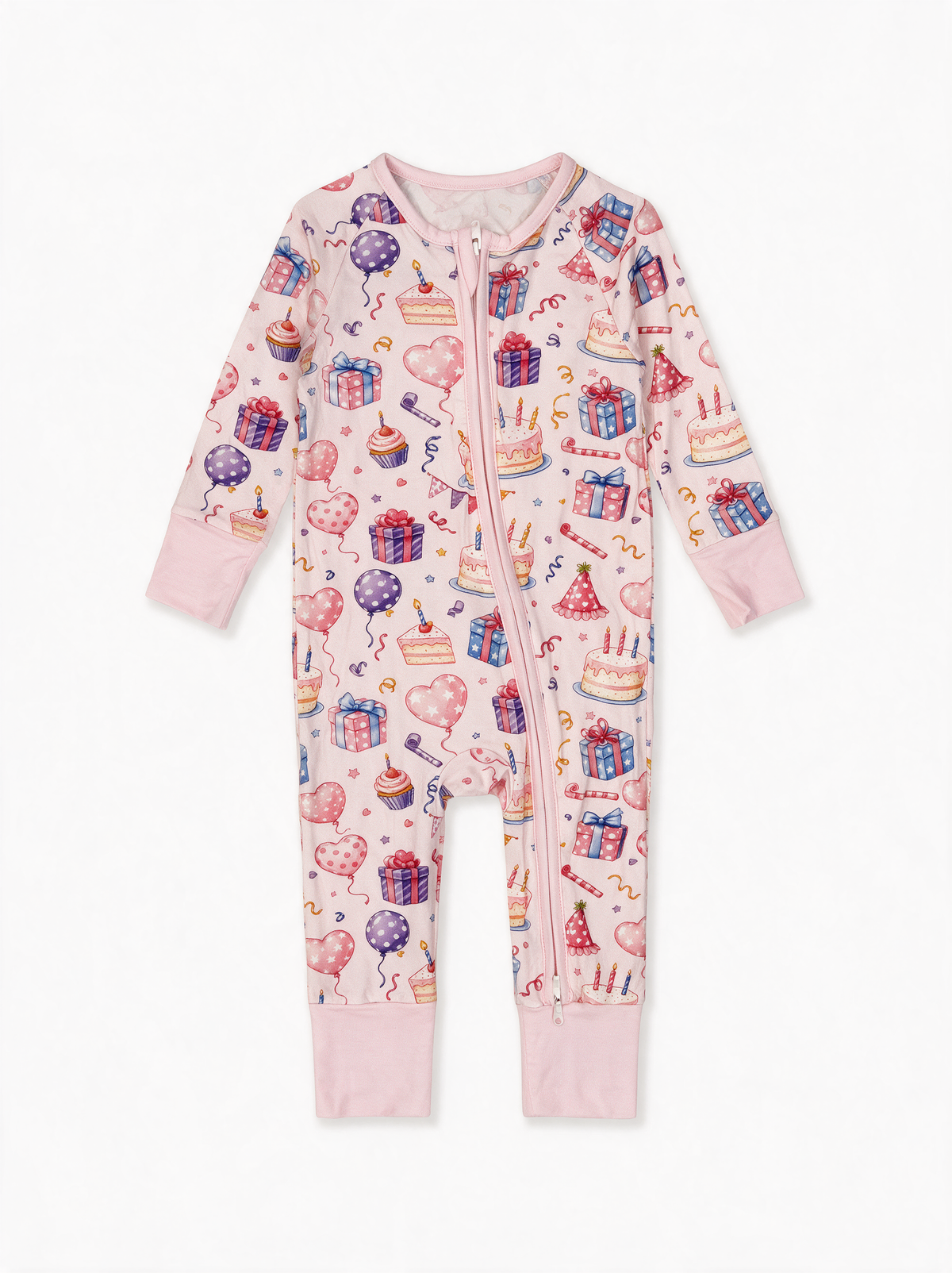 Birthday Wish Convertible Romper flat lay