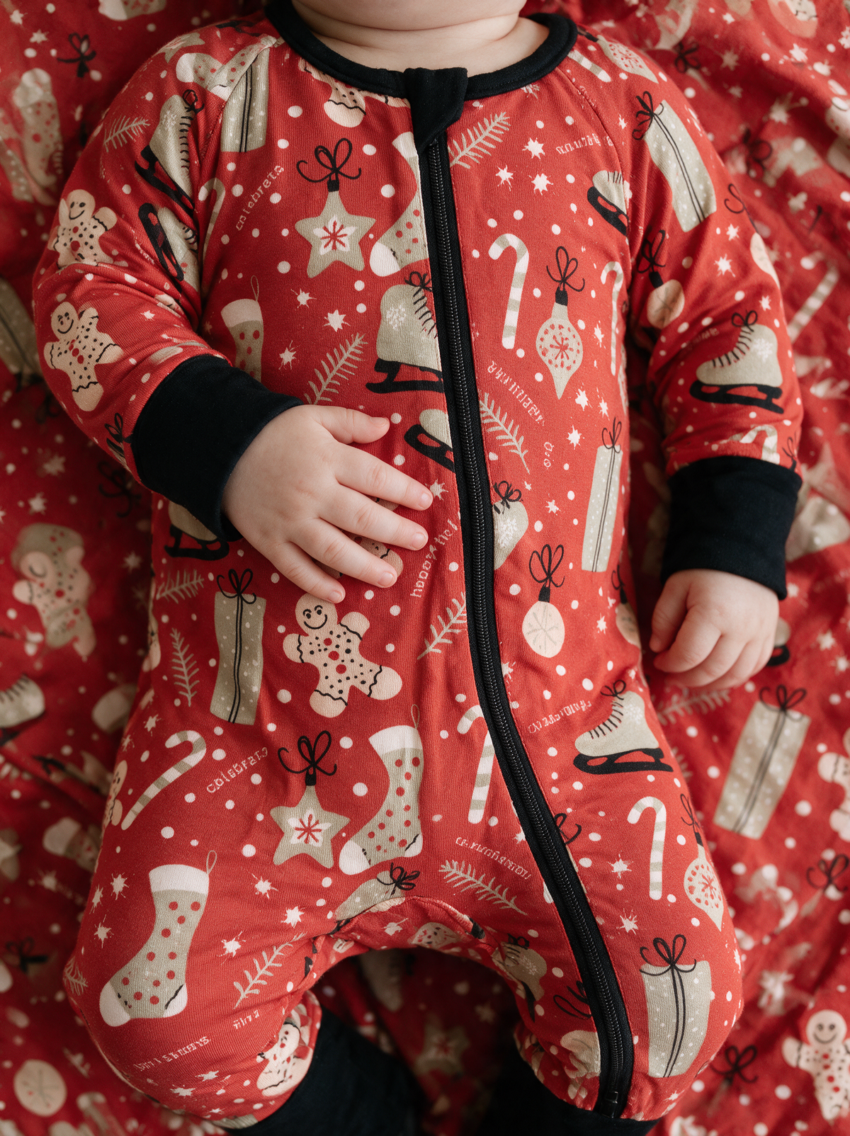 Merry Bright Convertible Romper detail