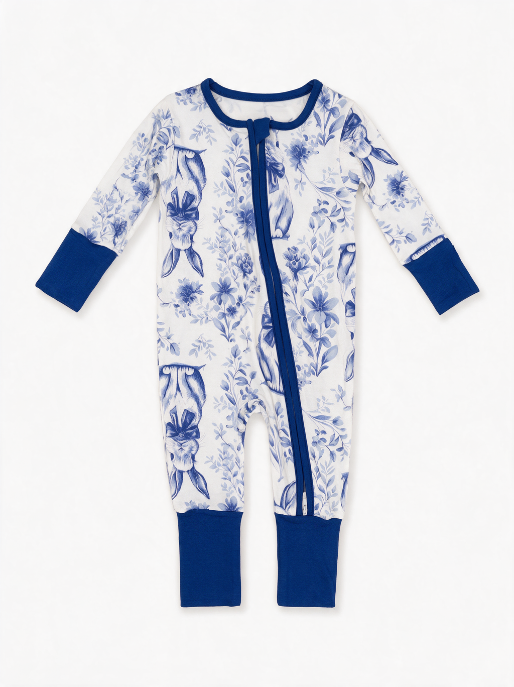 Bluebell Bunny Convertible Romper flat lay