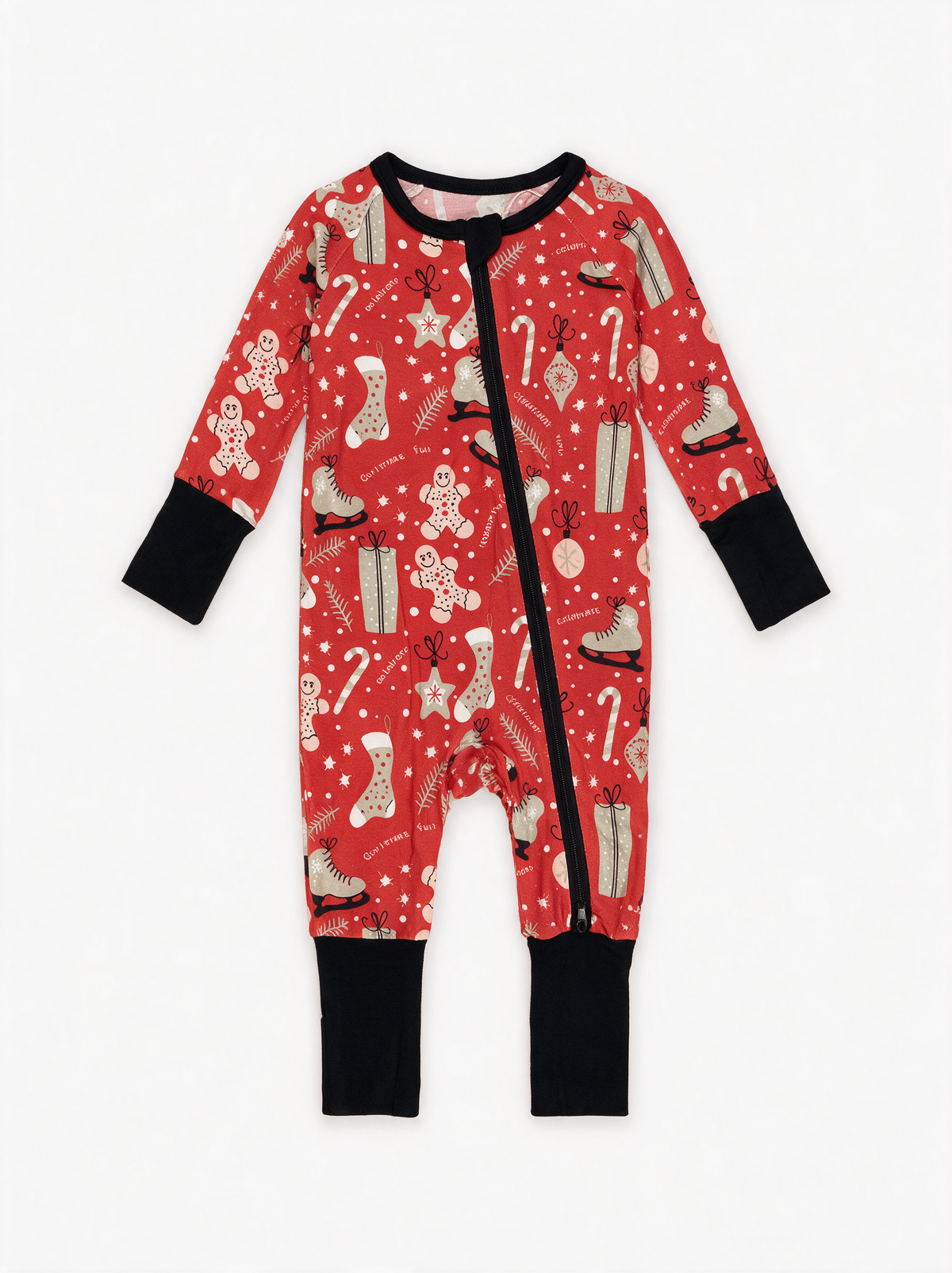 Merry Bright Convertible Romper flat lay