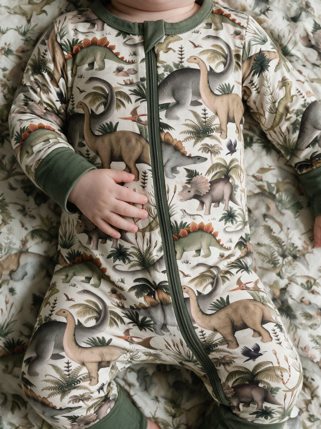 Fern Valley Convertible Romper detail
