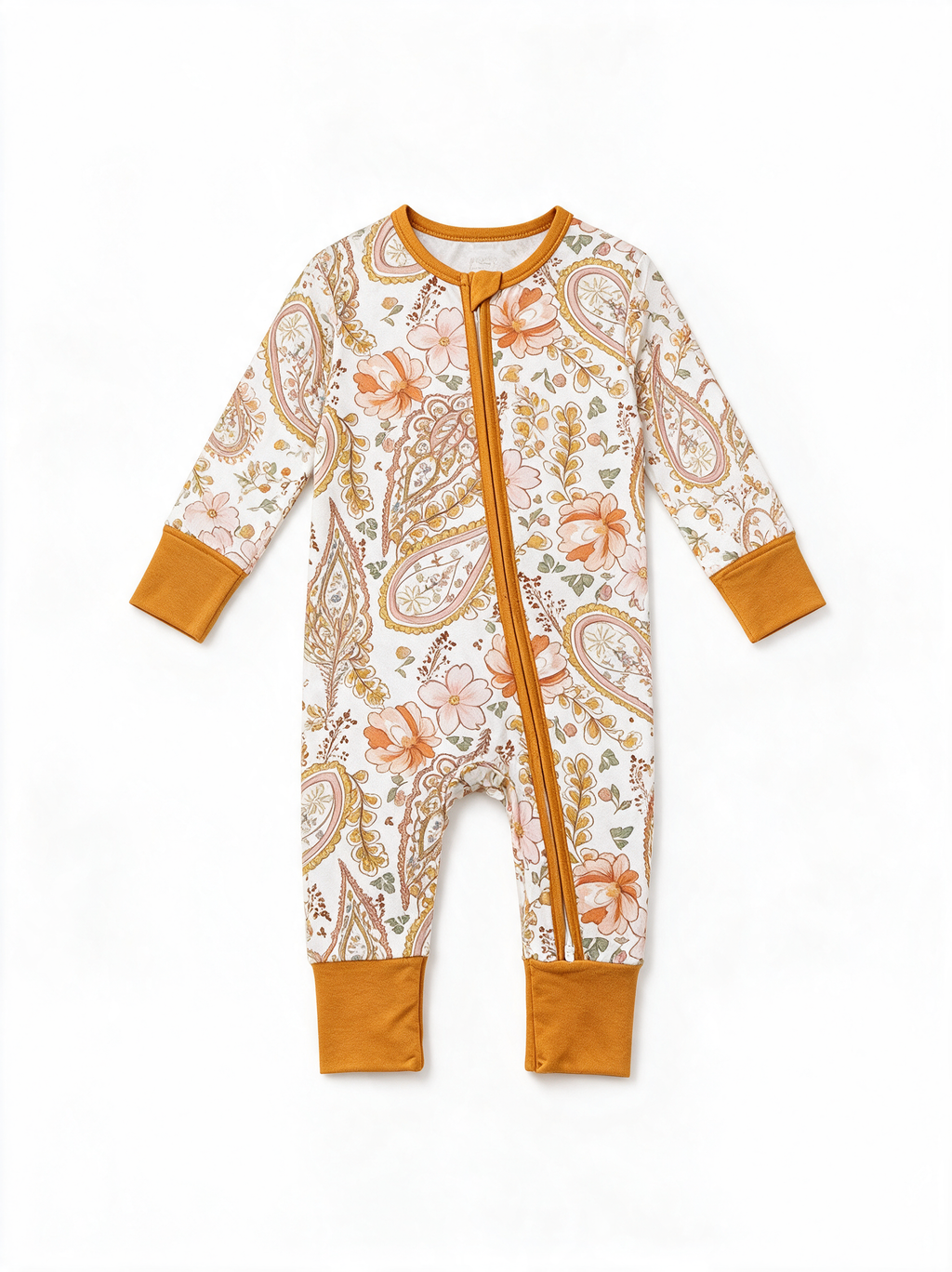 Golden Hour Convertible Romper flat lay