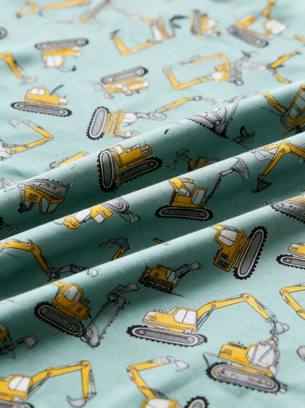 Big Scoop bamboo fabric print close-up