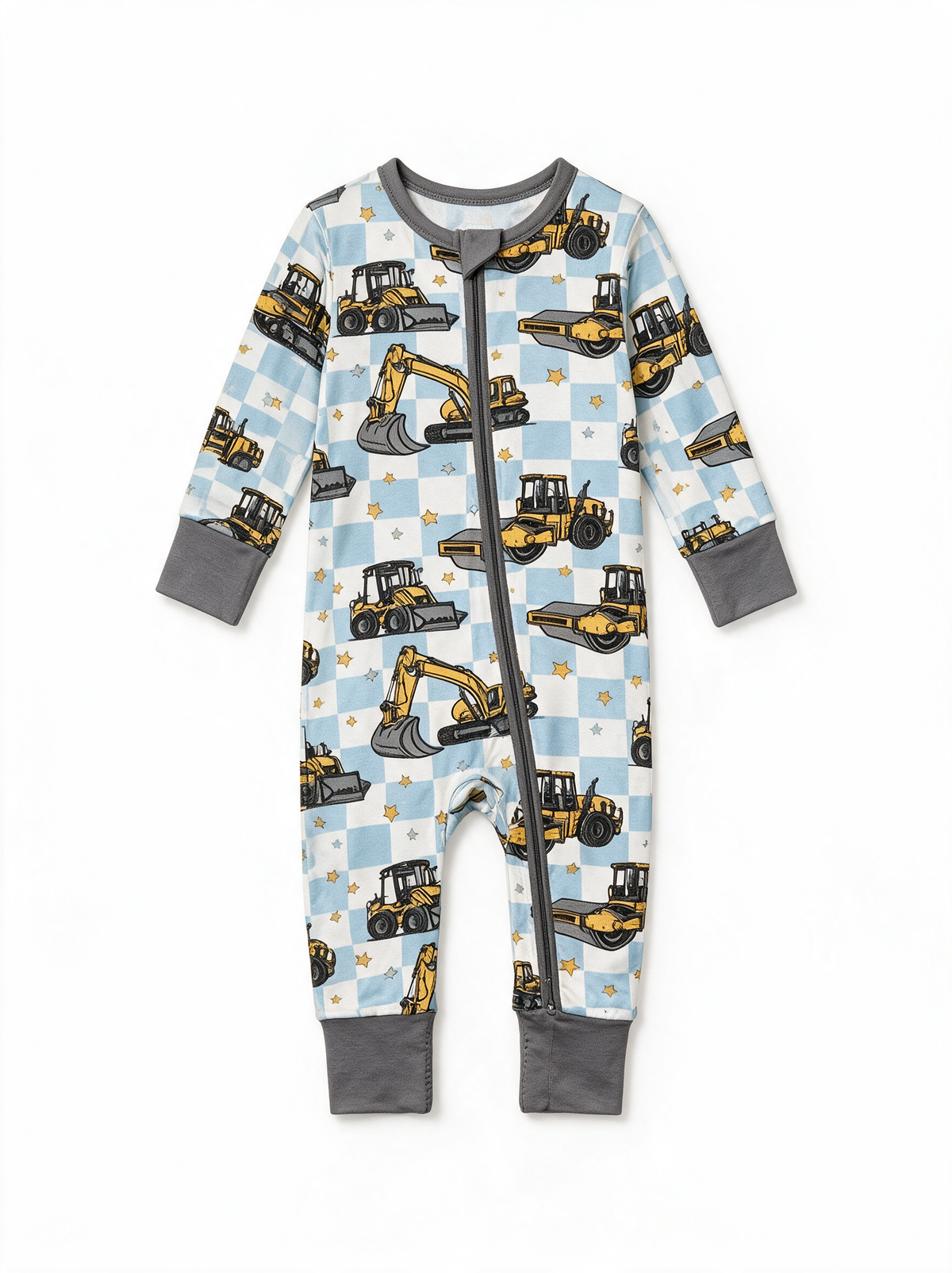 Little Diggers Convertible Romper flat lay