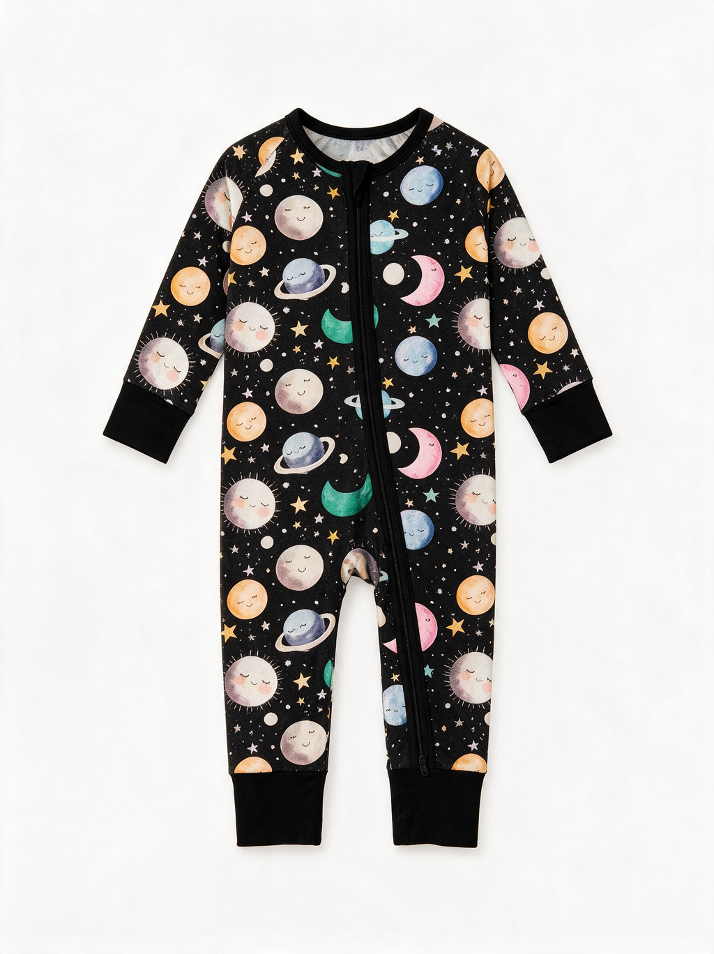 Moon Party Convertible Romper flat lay