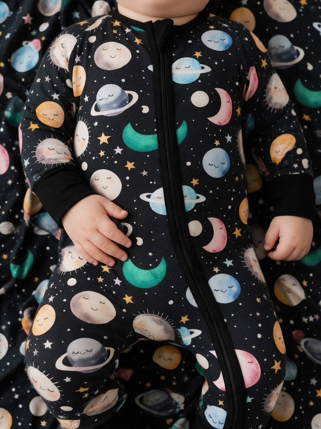Moon Party Convertible Romper detail