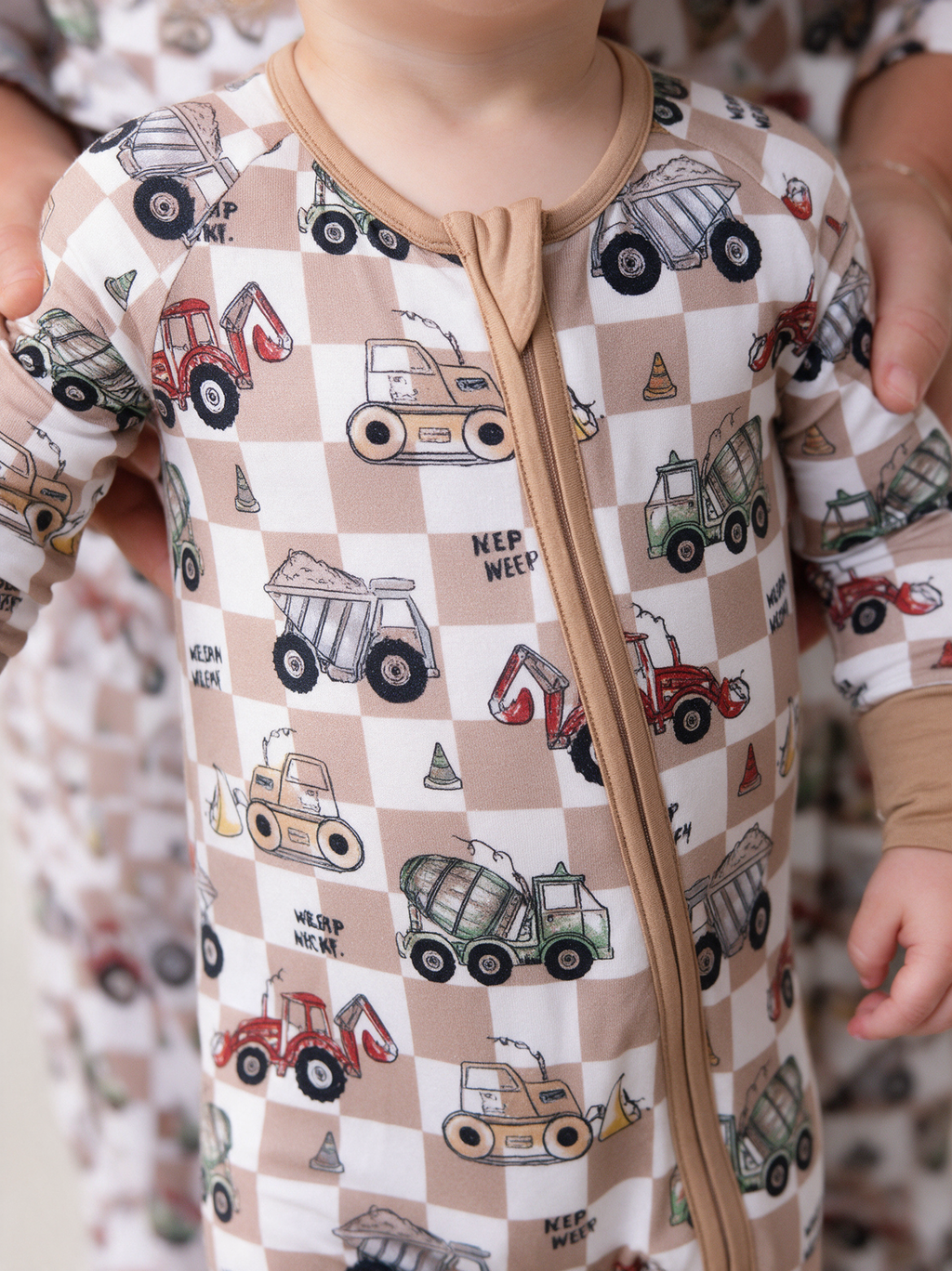 Dirt Road Convertible Romper zipper and cuff detail