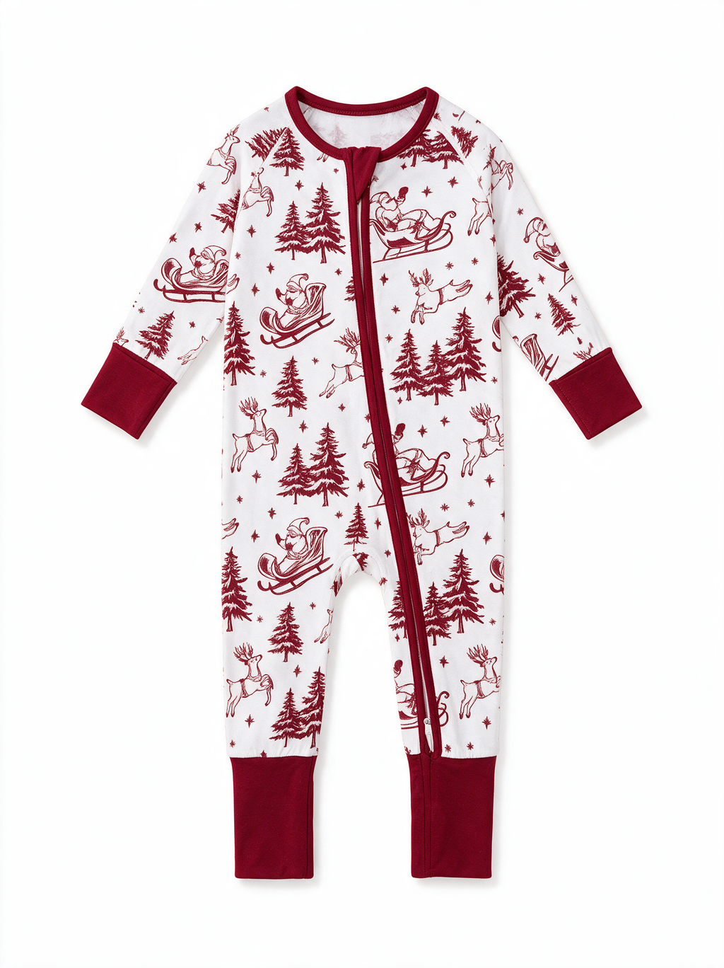 Sleigh Ride Convertible Romper flat lay