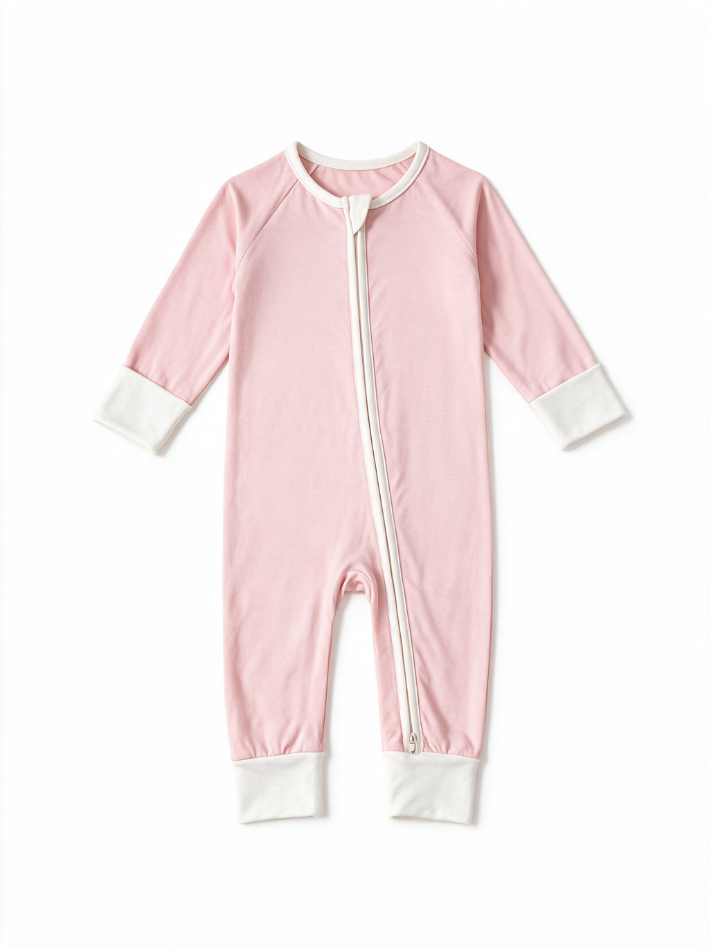 Petal Pink Convertible Romper flat lay